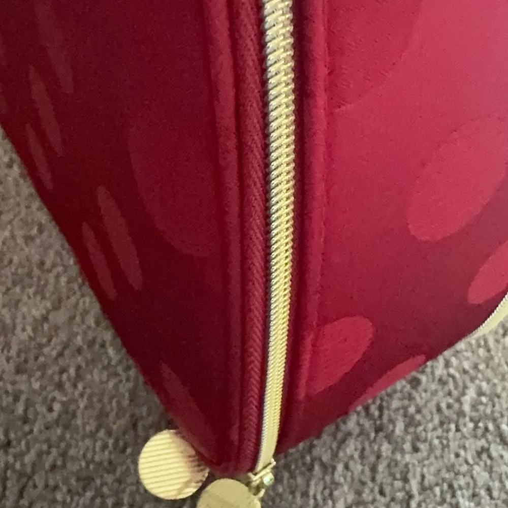 Estée Lauder 2025 Holiday Collection Red Polka Dot Cosmetic Train Case